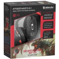 Комплект мышь с ковриком + наушники Defender DragonBorn MHP-003 фото 3